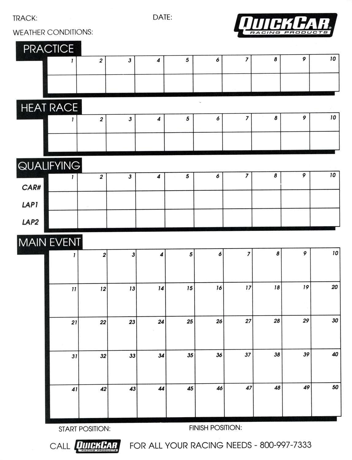 Time Organizer Sheets 50 Lap - 51230