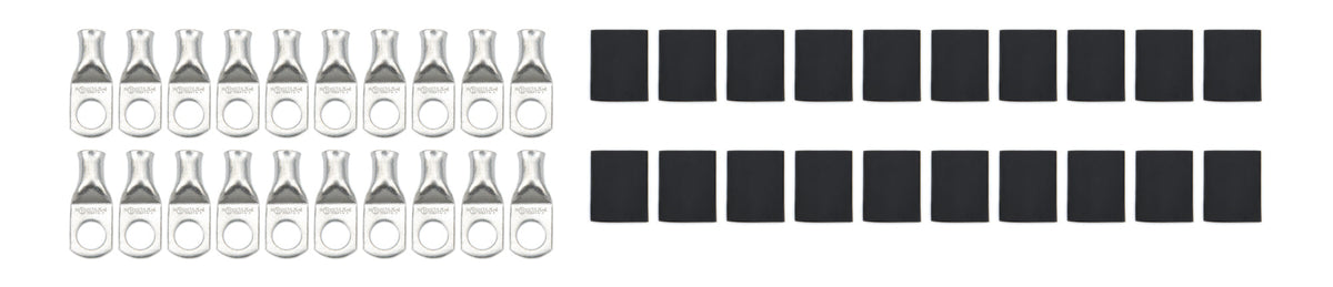 Ring Terminal 1/2in 2 Ga w/Heat Shrink 20pk - 5756020