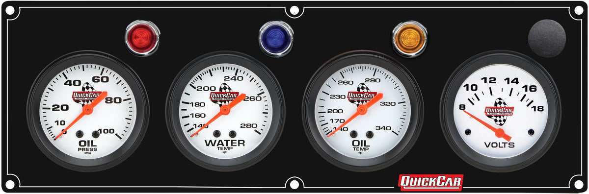 4 Gauge Panel OP/WT/OT/VT Black - 616727