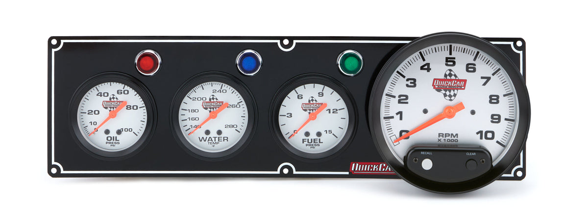 3-1 Gauge Panel OP/WT/FP w/5in Tach Black - 616742