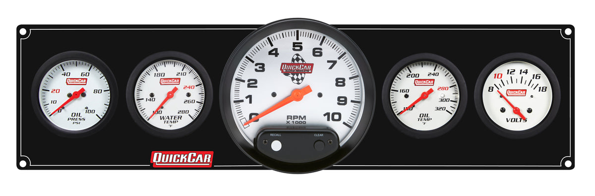Extreme 4-1 Panel w/Tach OP/WT/OT/VT Black - 617757
