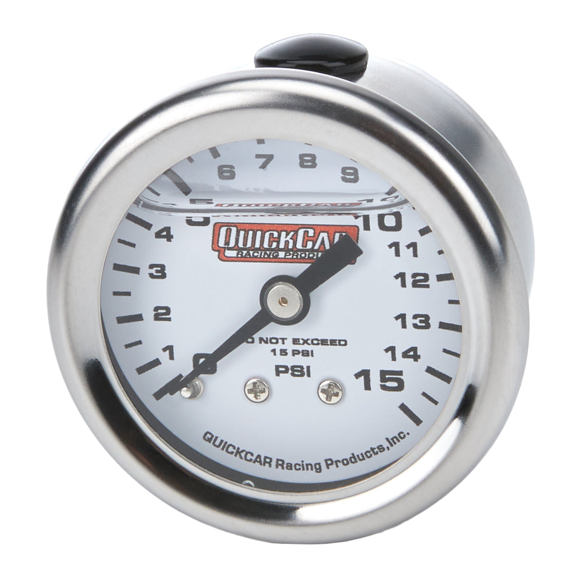 Pressure Gauge 0-15 PSI 1.5in Liquid Filled - 6119015