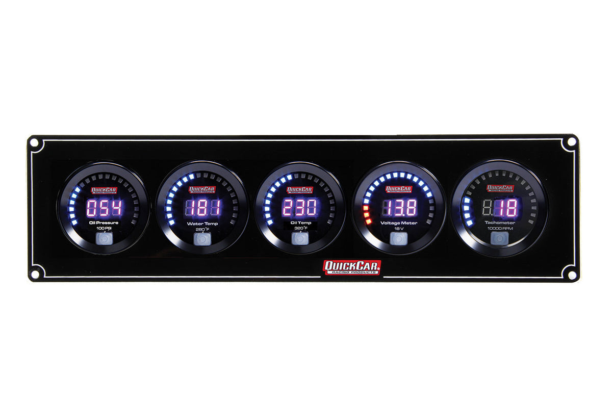 Digital 4-1 Gauge Panel OP/WT/OT/Volt w/Tach - 674057