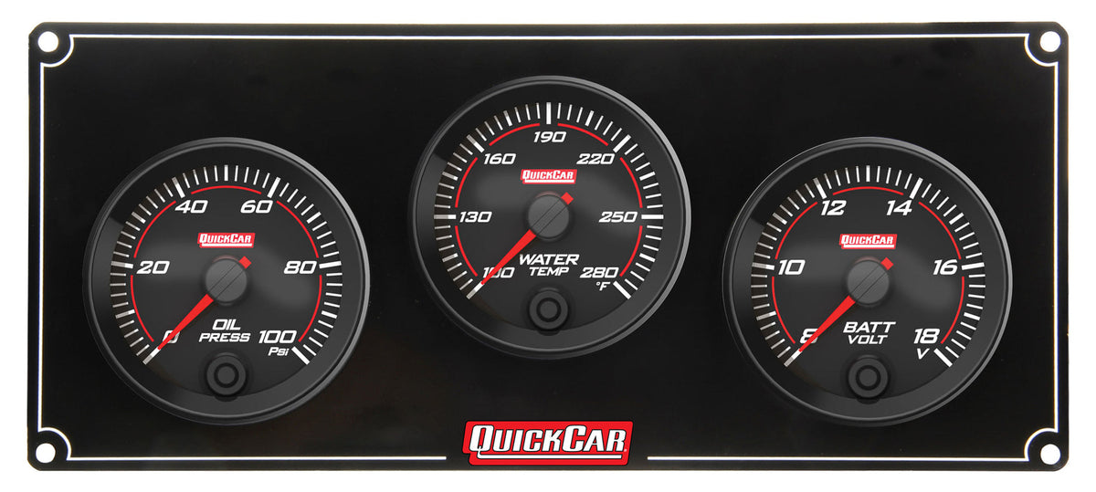 Redline 3 Gauge Panel OP/WT/VOLT - 693017