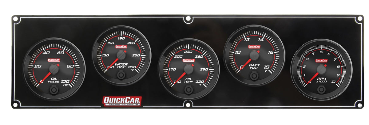 Redline 4-1 Gauge Panel OP/WT/OT/Volt w/2-5/8 Ta - 694257