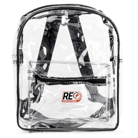 Backpack Clear w/Black Trim - WTOTE