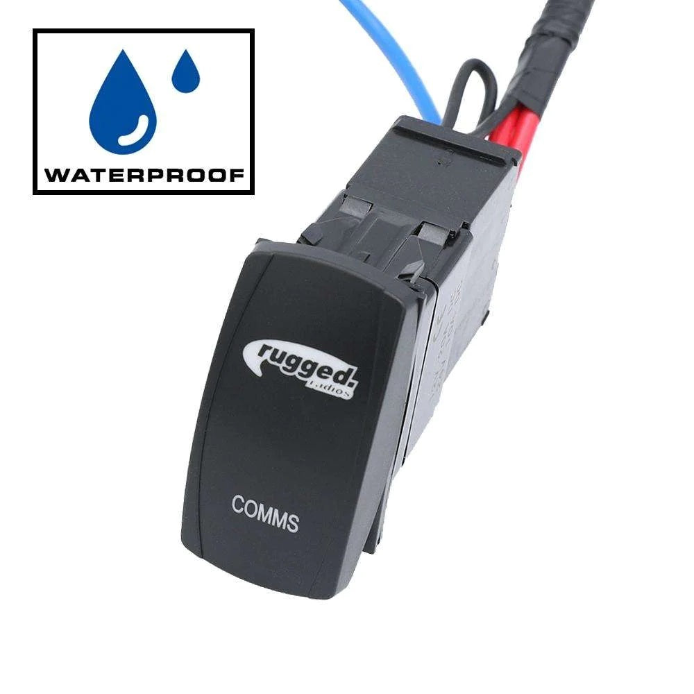 Rocker Switch Waterproof w/Harness GMR25 - PHMSWP