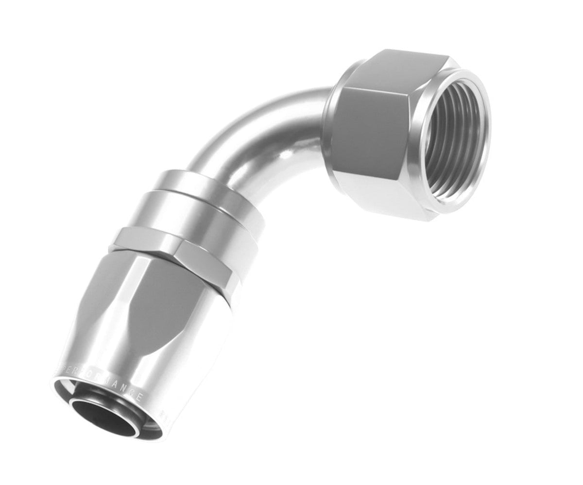 4AN Swivel Hose Ends Clear 90 - 1090045