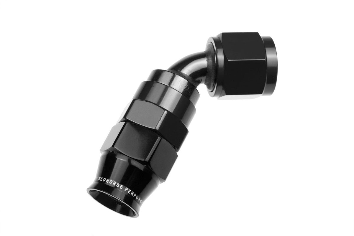 6AN 60 Degree PTFE Reusable Hose End Black - 1260062