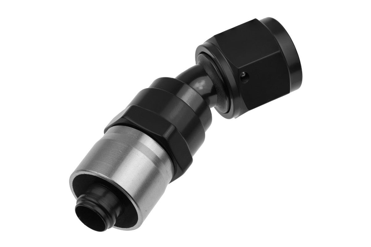 6AN Crimp Style Hose End Black 30 - 7030062