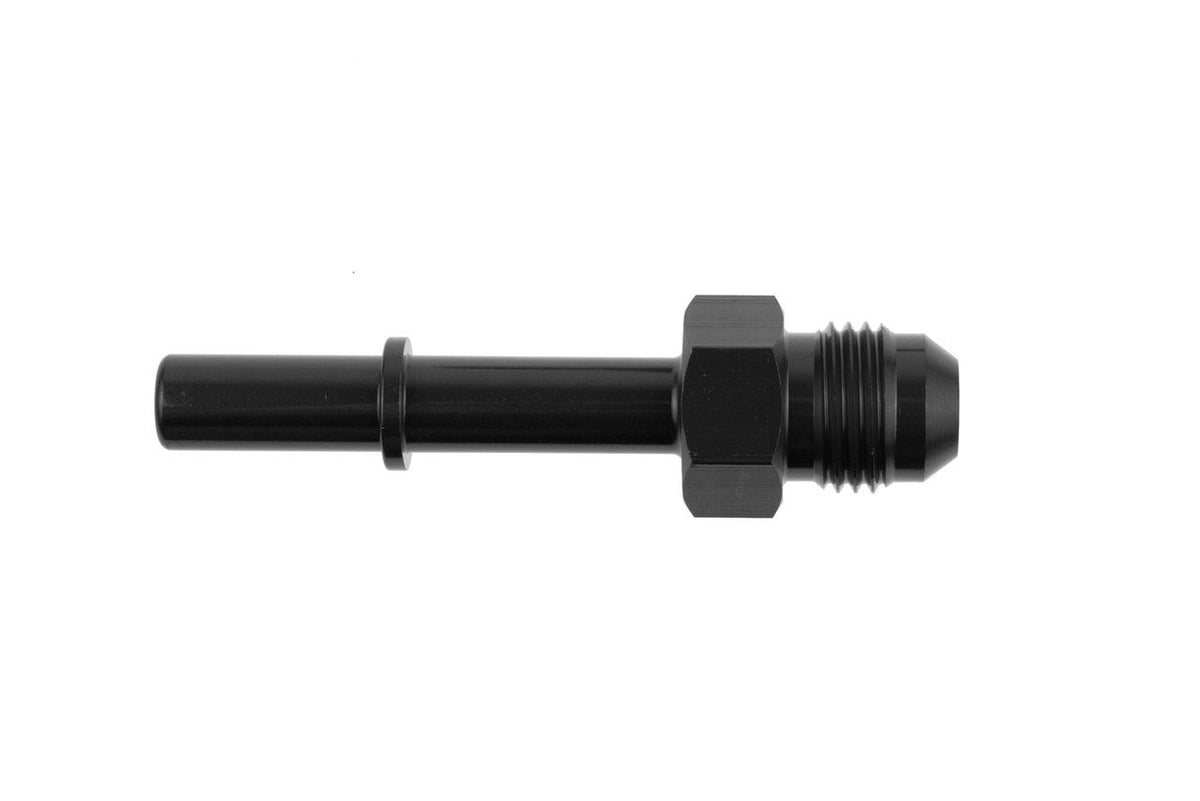 6AN 5/16 Push On EFI Adapter Black - 81106052
