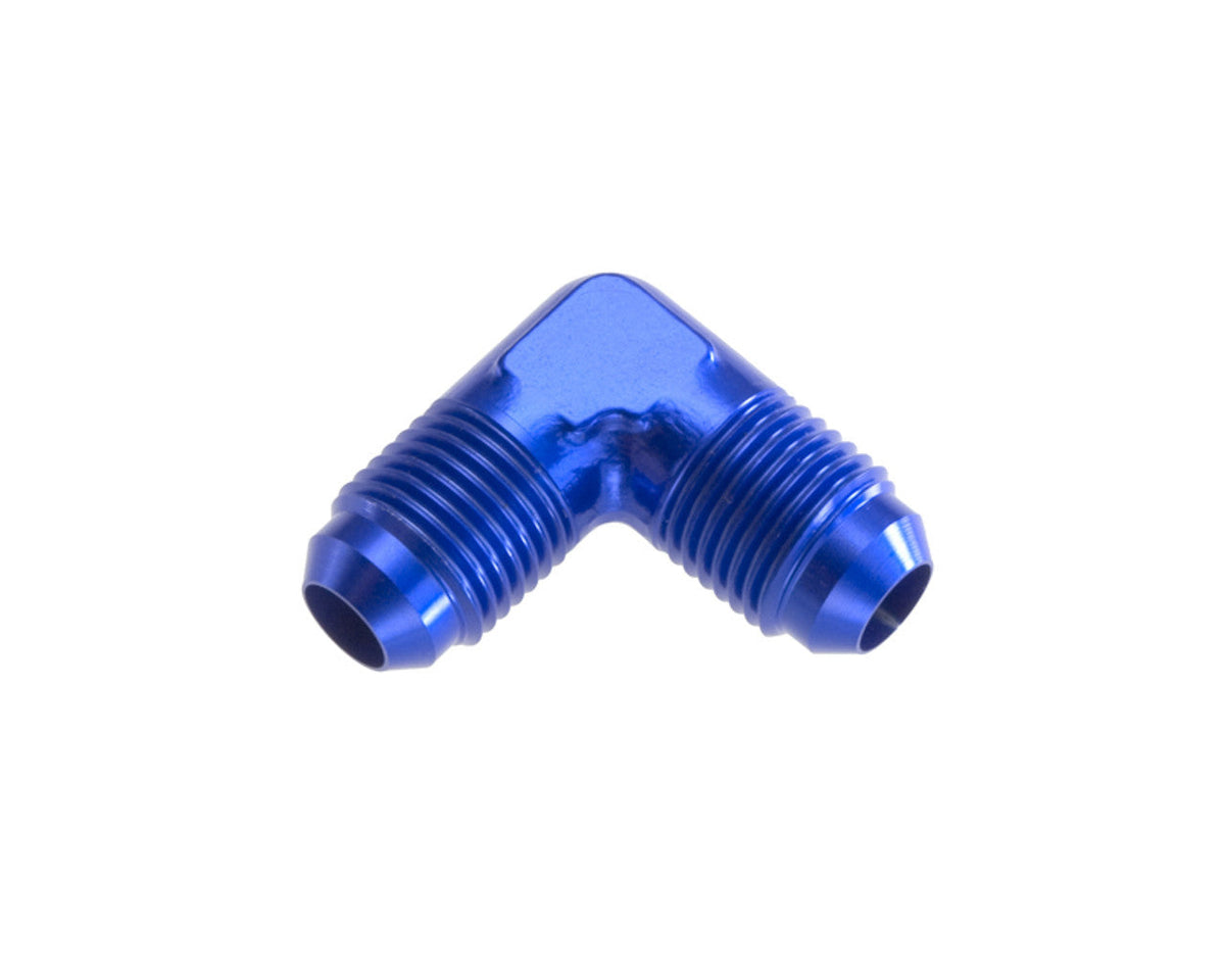 8an Male 90-Deg Flare Adapter Fitting Blue - 821081
