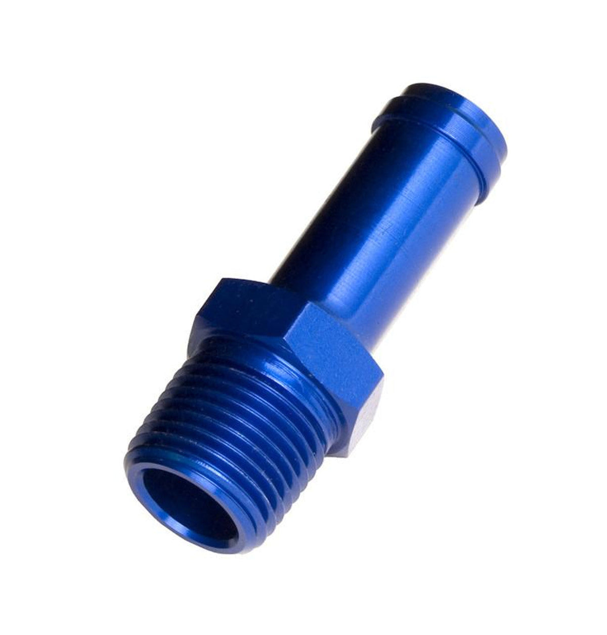 5/8in Hose to 1/2in NPT Male Straight Blue - 84010081