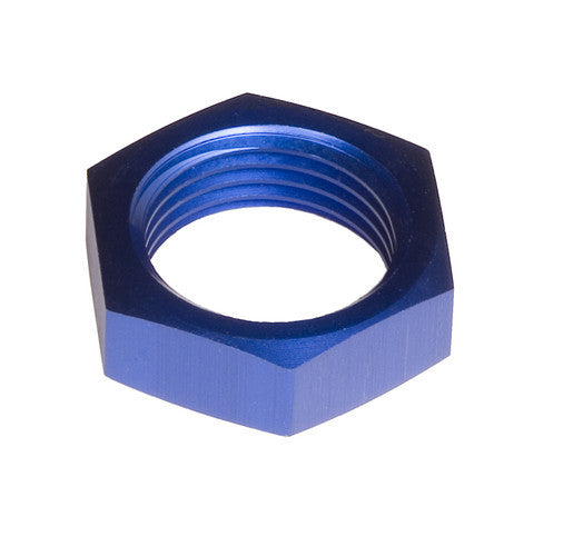 8AN Aluminum Bulkhead Nut 2/pkg Blue - 924081