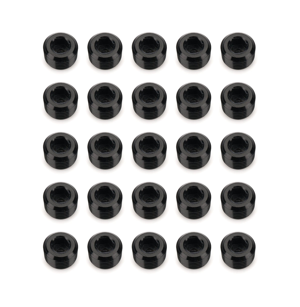 1/8in NPT Socket Head Pipe Plug 25/pkg Black - 93202252