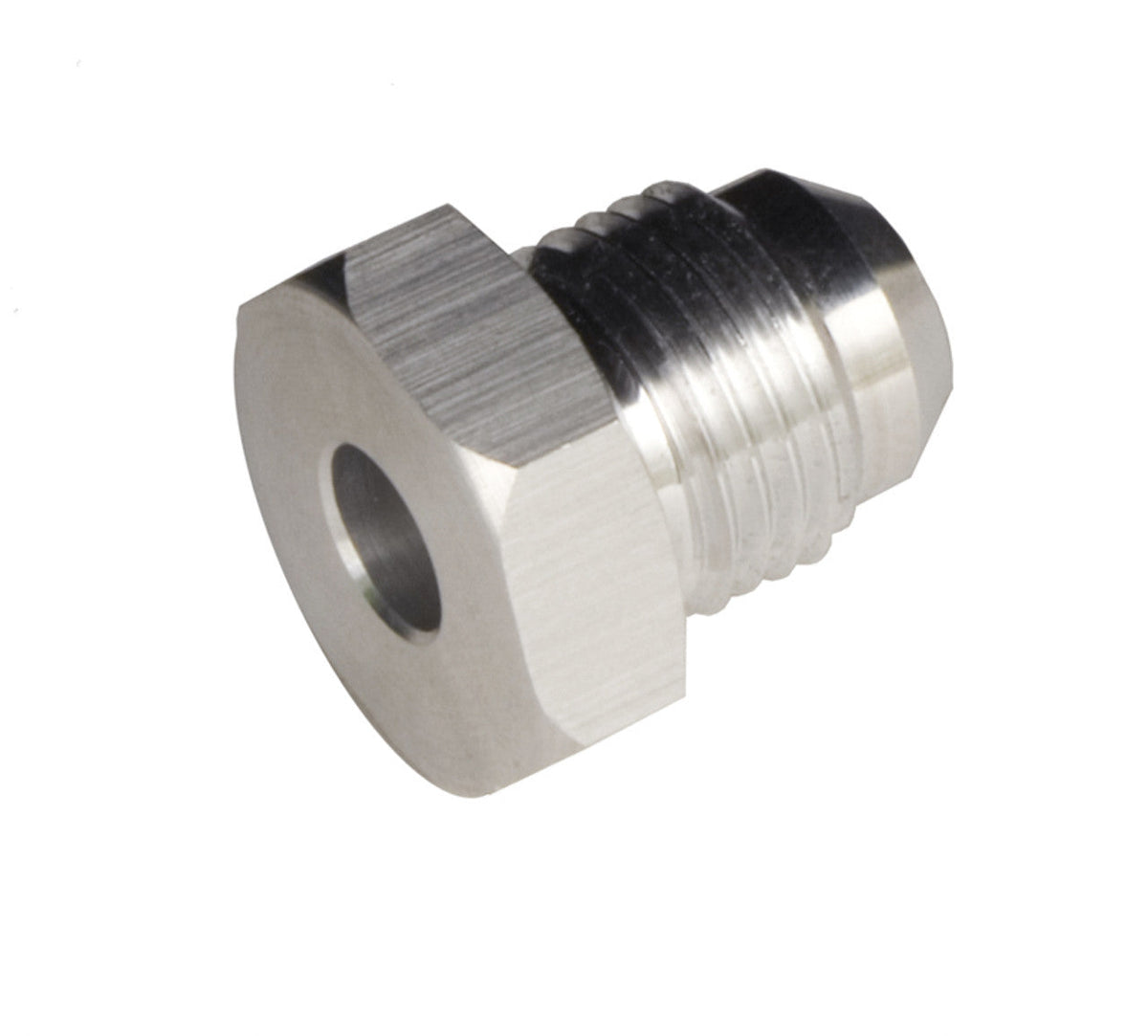 6AN Weld-On Flange Adapt Male Clear - 971060