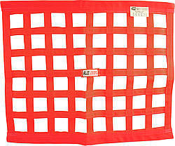 Ribbon Window Net 24x24 Red SFI - 10000604