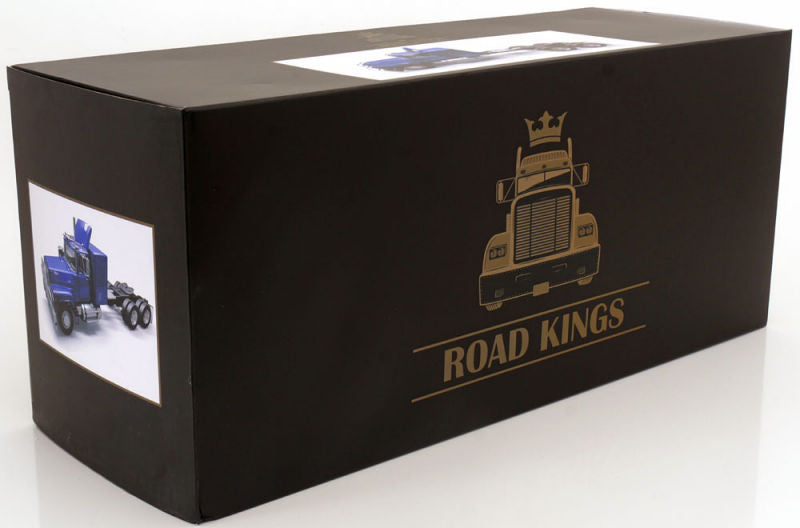 STM Diecast Road Kings 1974 Mack RL700 Tractor Truck Blue 1:18 - View 3
