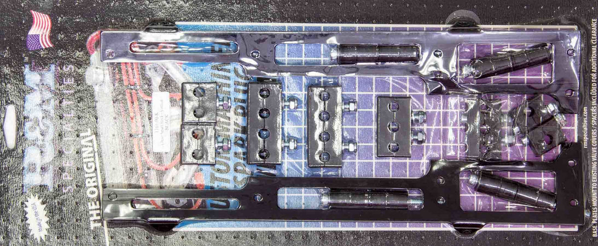 Spark Plug Wire Loom SBC Black Vertical Style - 110190K