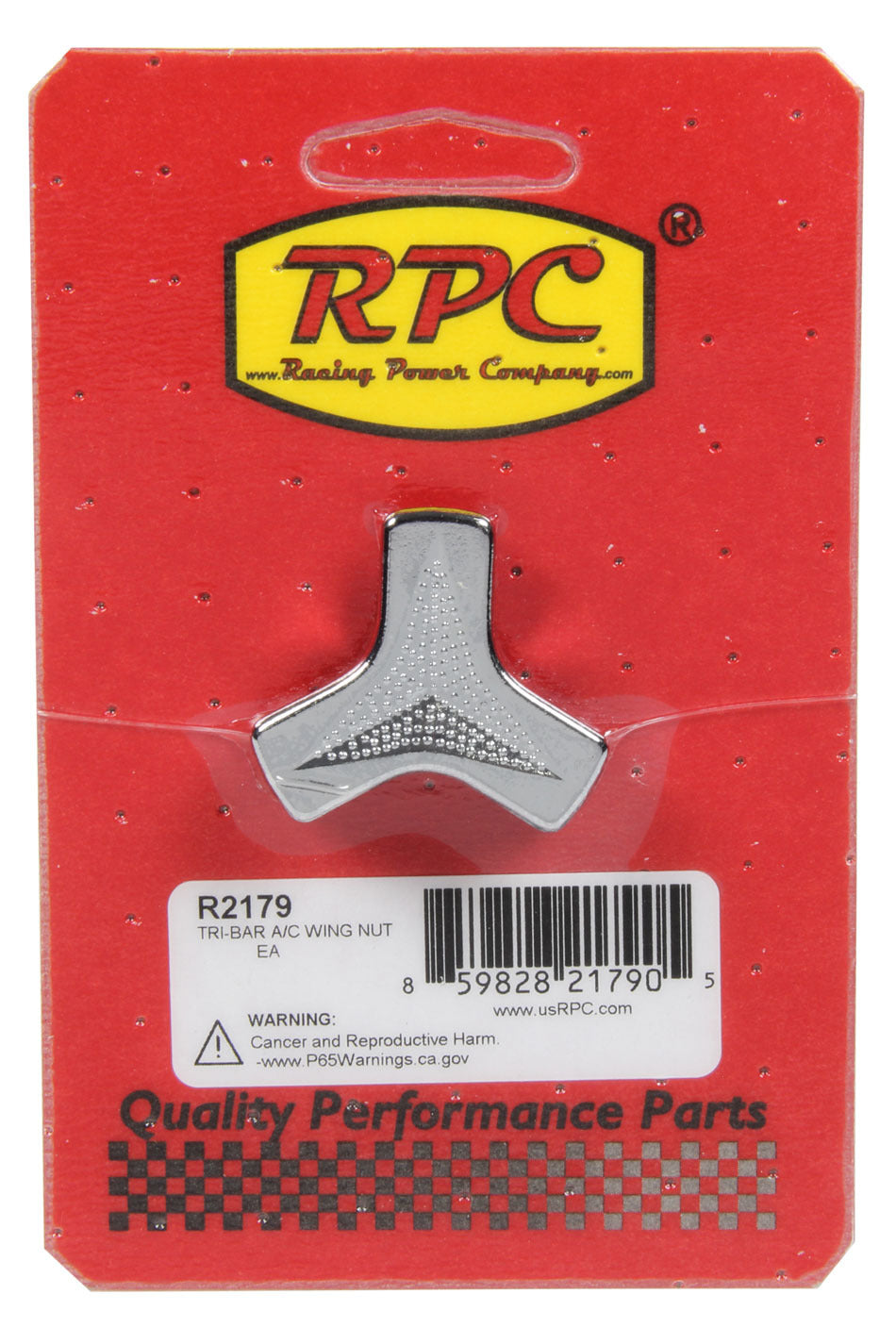 Tri-Bar A/C Wing Nut - R2179