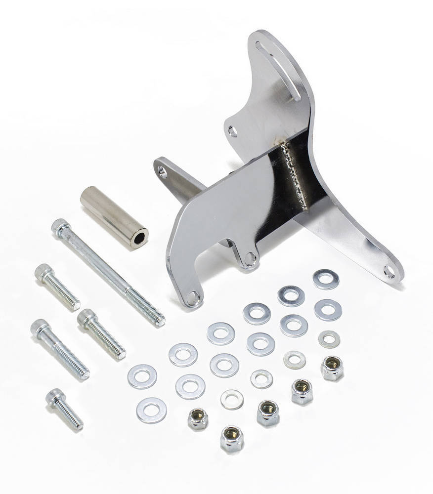 SB Chevy Driver Side Alt ernator Bracket - Chrome - R3834