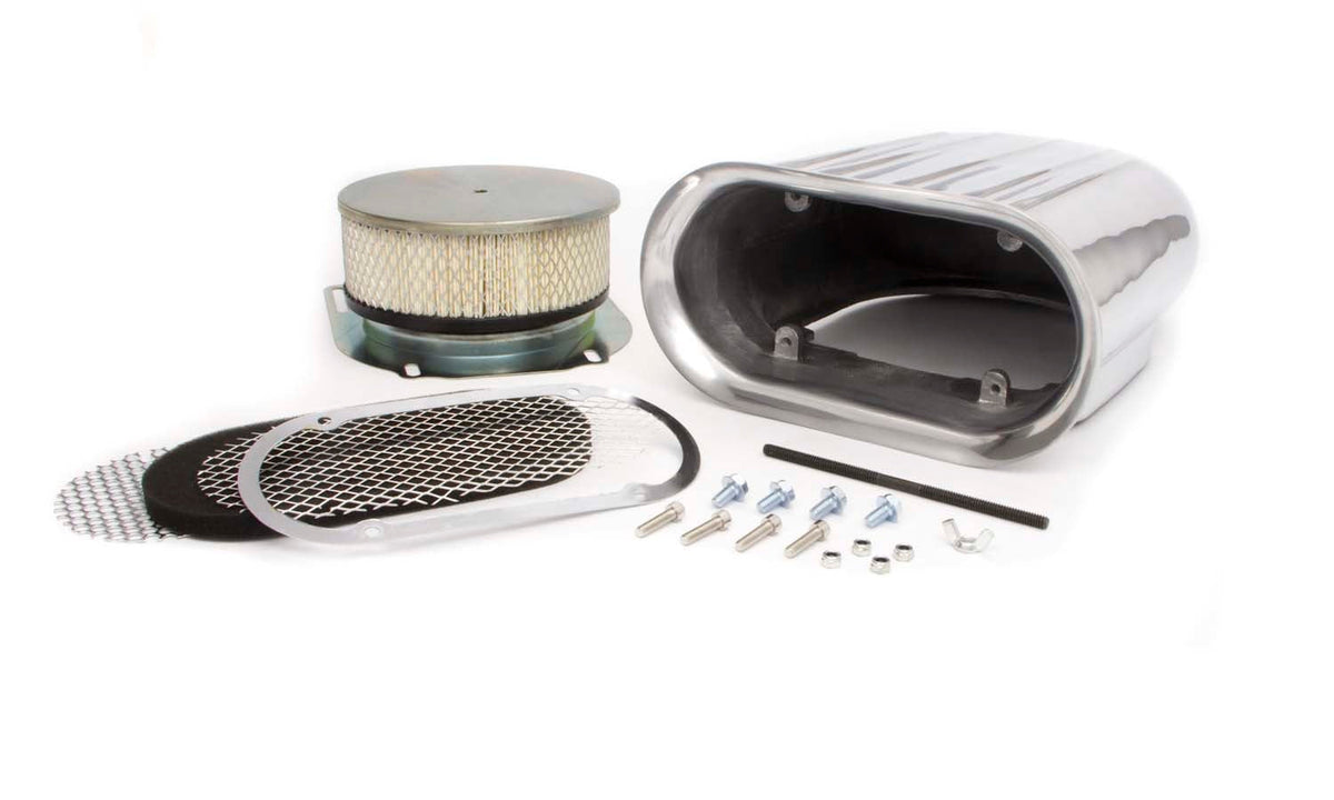 Finned Alum Scoop Polish w/Element - R5246