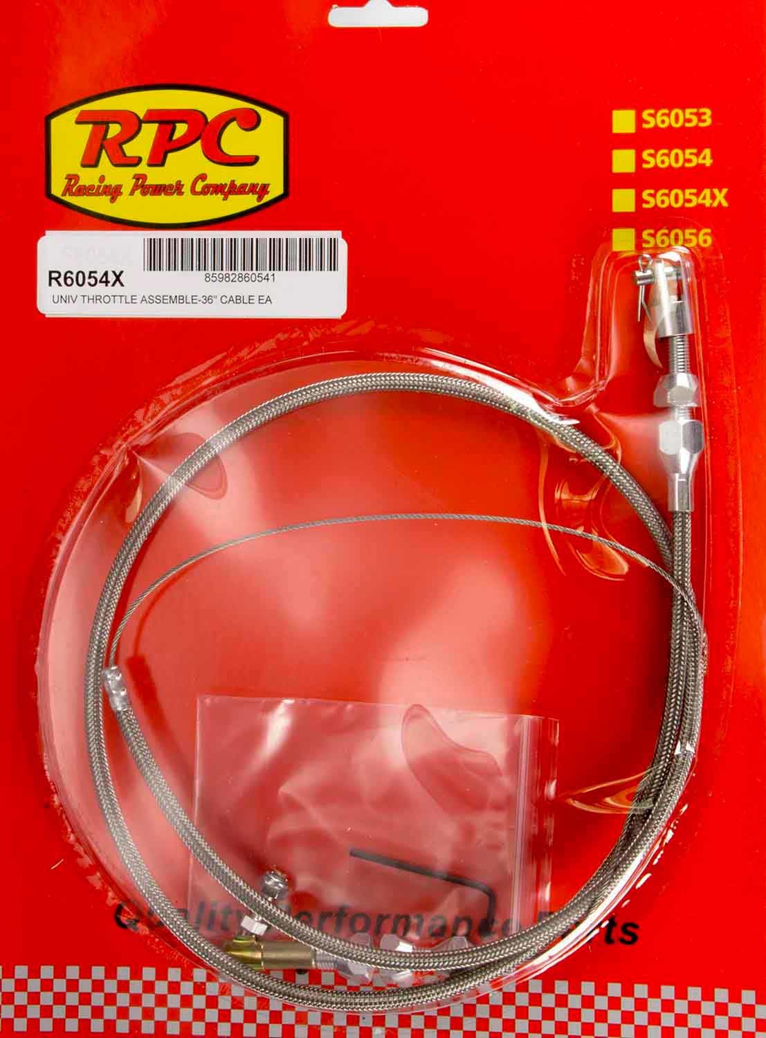 Stainless Throttle Cable 36in - R6054X