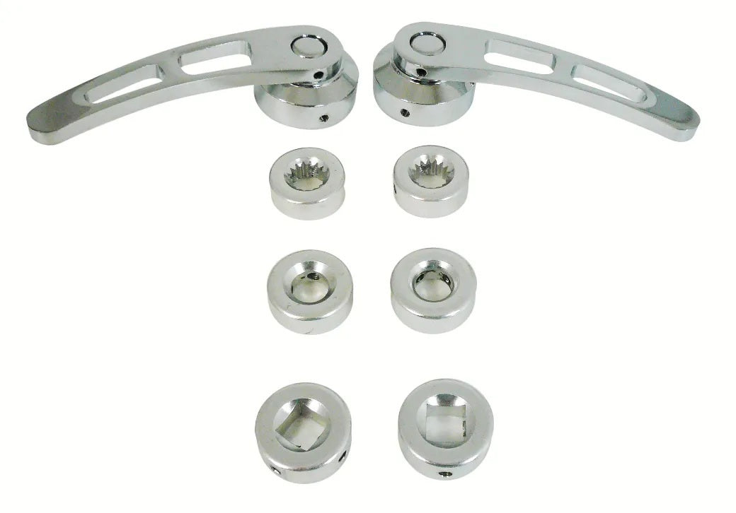 Chrome Alum Door Handle 4-1/4In Long - R8406