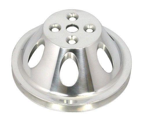 Polished Alum BBC Single Groove Water Pump Pulley - R8840POL
