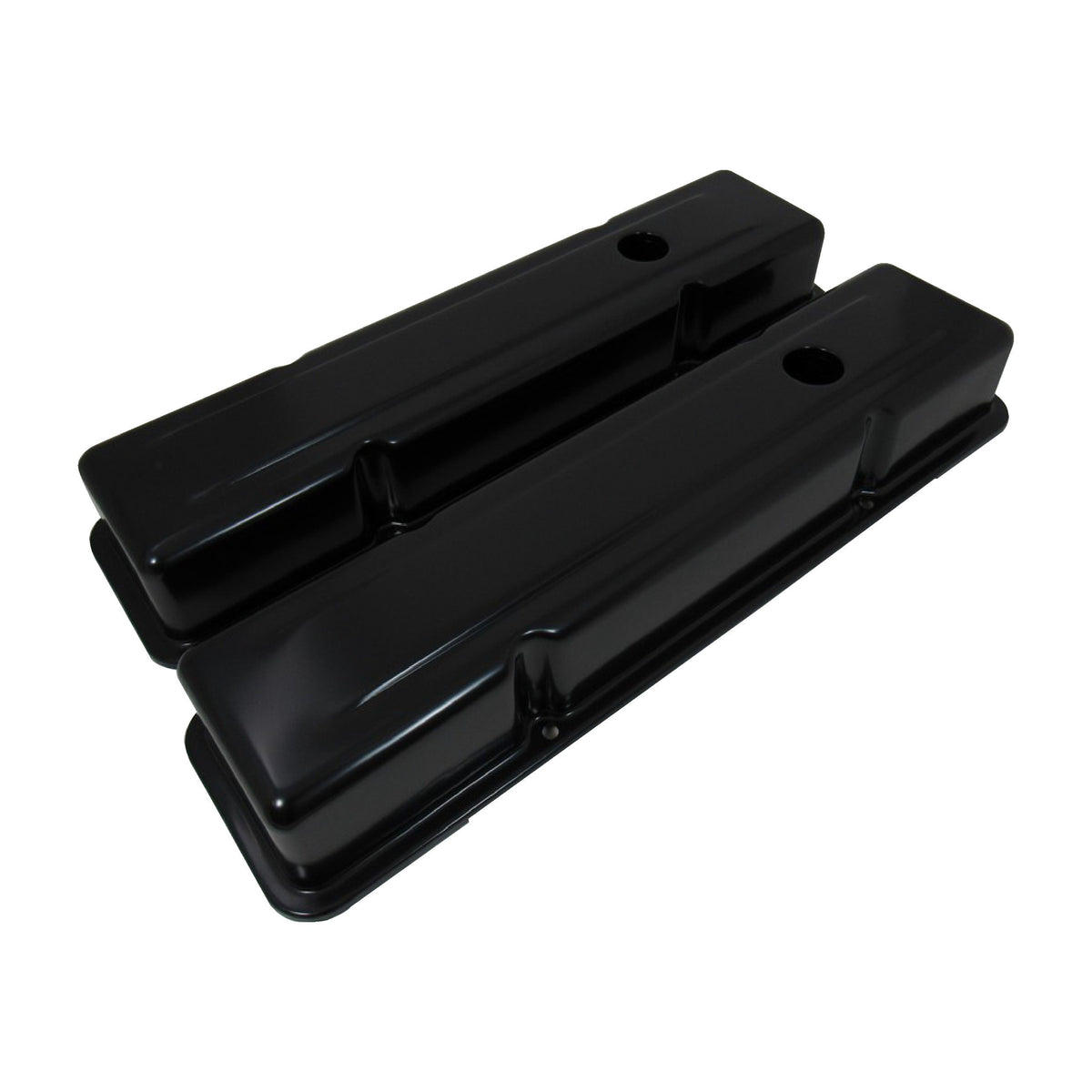 58-86 SBC Tall Valves Covers Black - R9215BK