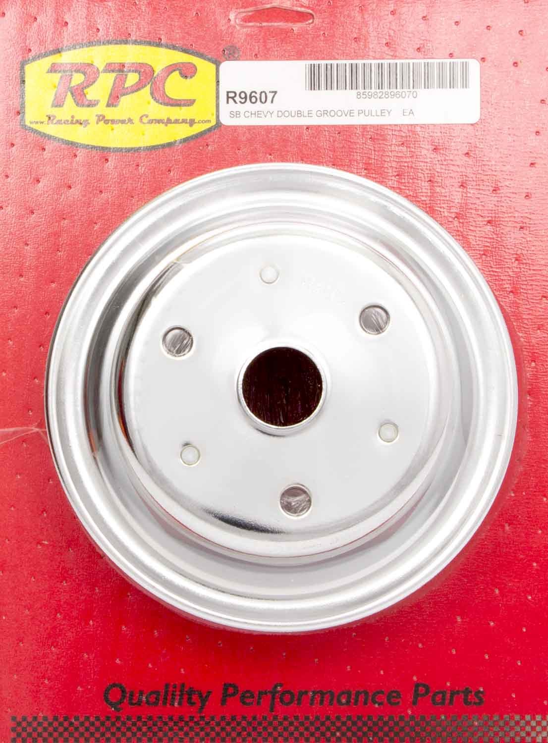 Chrome Steel Crankshaft Pulley 2Groove Long WP - R9607