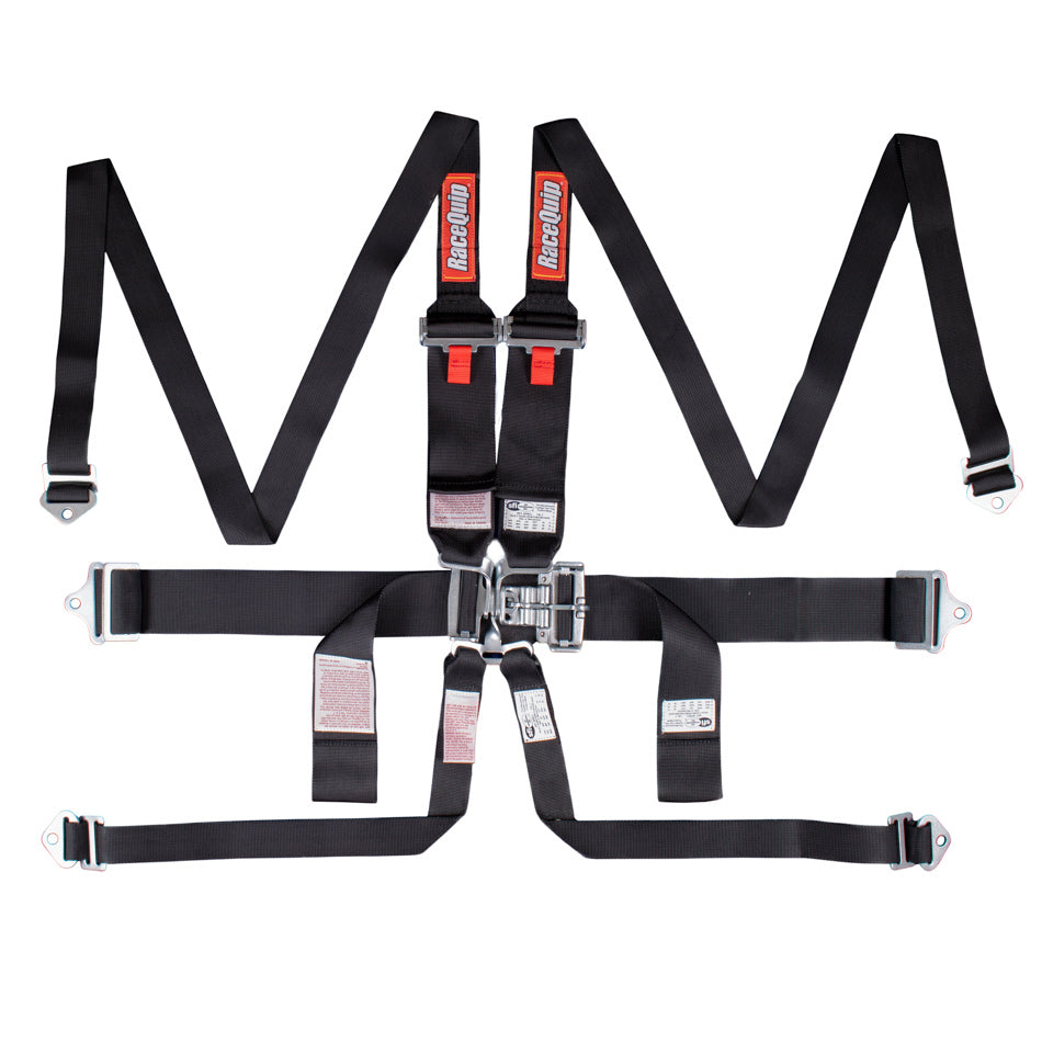 Latch & Lock 6-Point Harness Black - 718008RQP