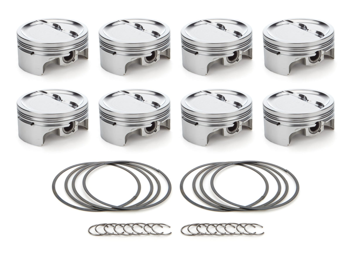 SBC Dished Piston Set 4.155 Bore -24.8cc - 1000209
