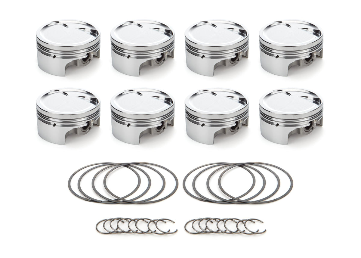 SBF Dish Piston Set w/TW 4.030 Bore -16cc - 1000403