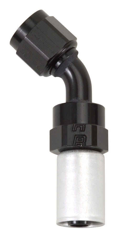 #8 45 Deg Hose Fitting P/C Crimp-On - 610533