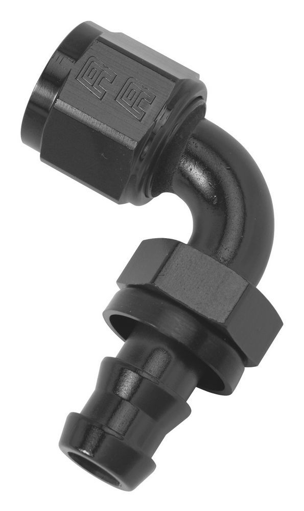 Twist-Lok Hose End #10 90 Deg Black - 624183