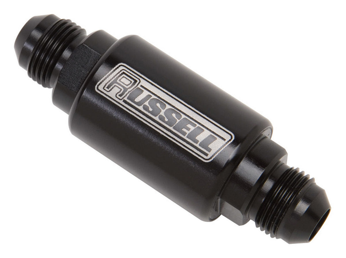 P/C #6 3in Fuel Filter - Black - 650133