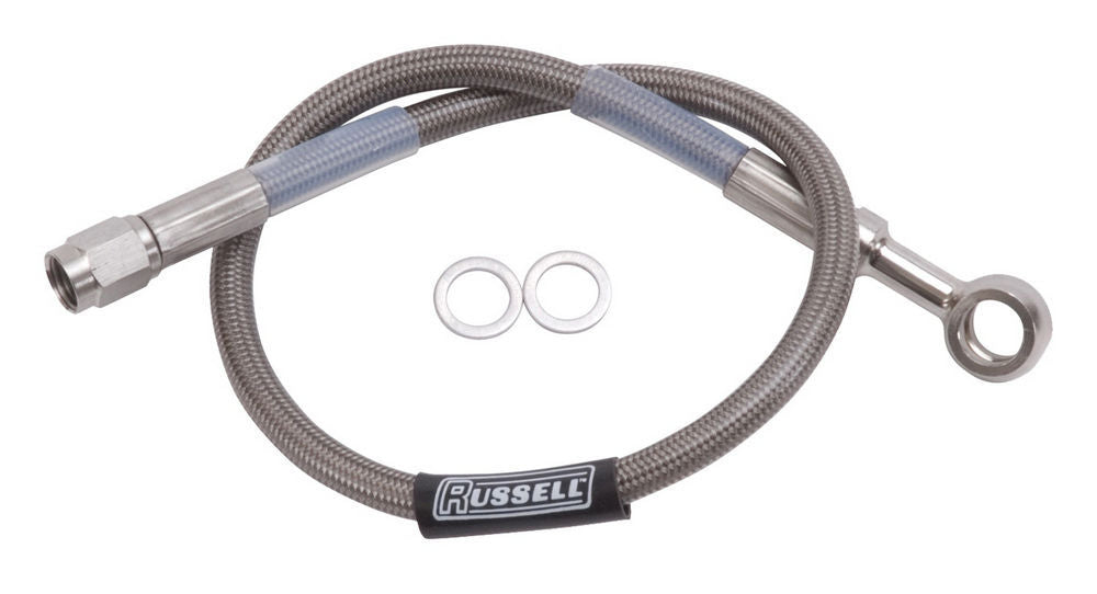 10mm Banjo 3/8 Str 3AN 30in Brake Line - 657080