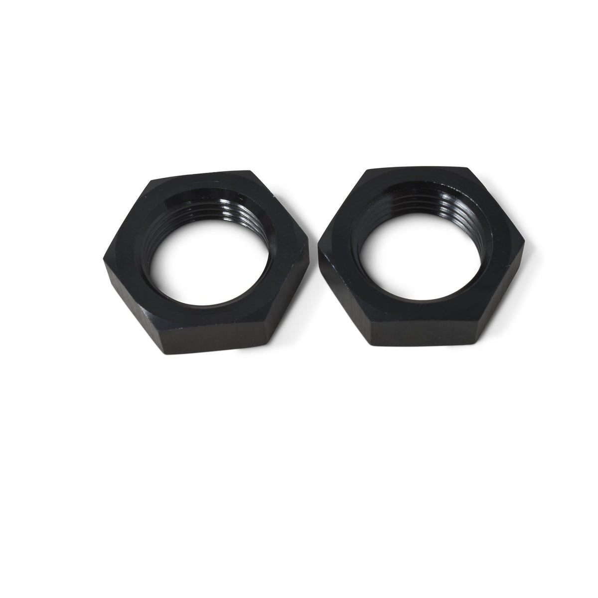 8AN Bulkhead Nuts Black 2/pkg - 661903