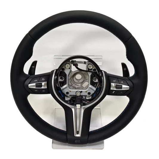 Rapid Vehicles Interior M Series Leather Steering Wheel For BMW M3 M5 F20 F22 F23 F30 F33 F34 X1...