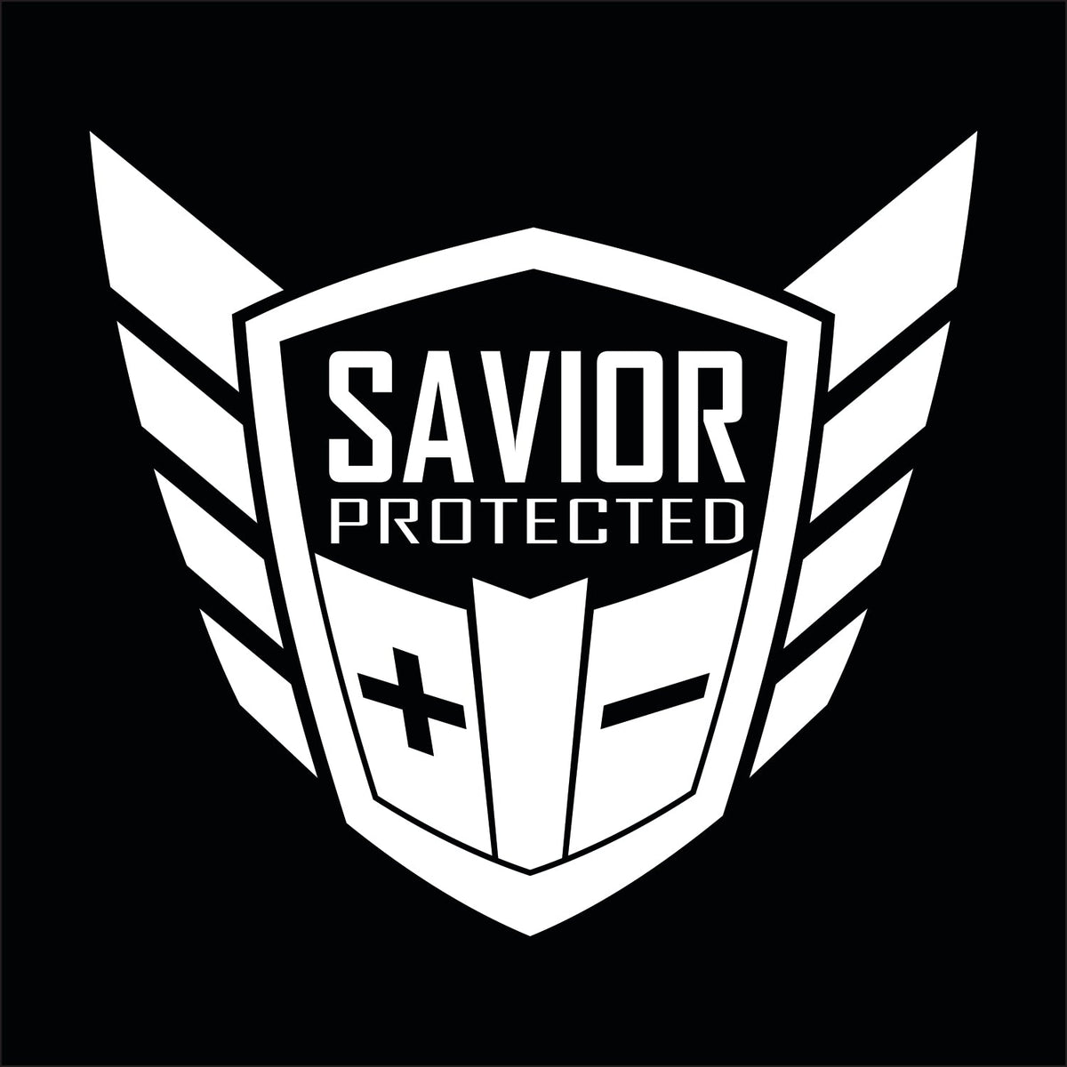 Savior Window Decal Each White - SAVIORDECALW