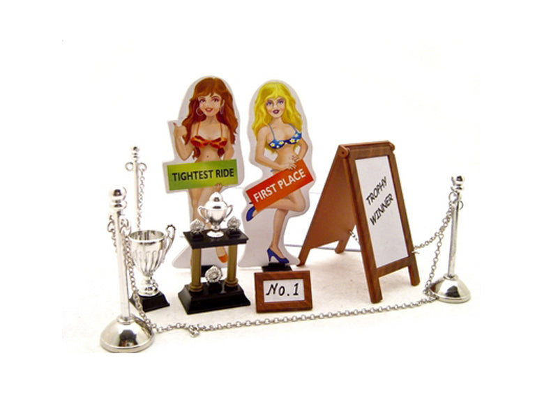 Car Show Trophy Set For 1/24 Scale Model Cars by Kinsfun free shipping USA
