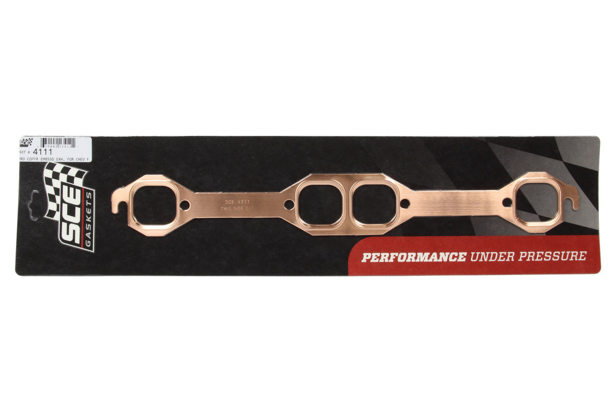 Pro Copper Exhaust. SBC 18DEG Pair - 4111