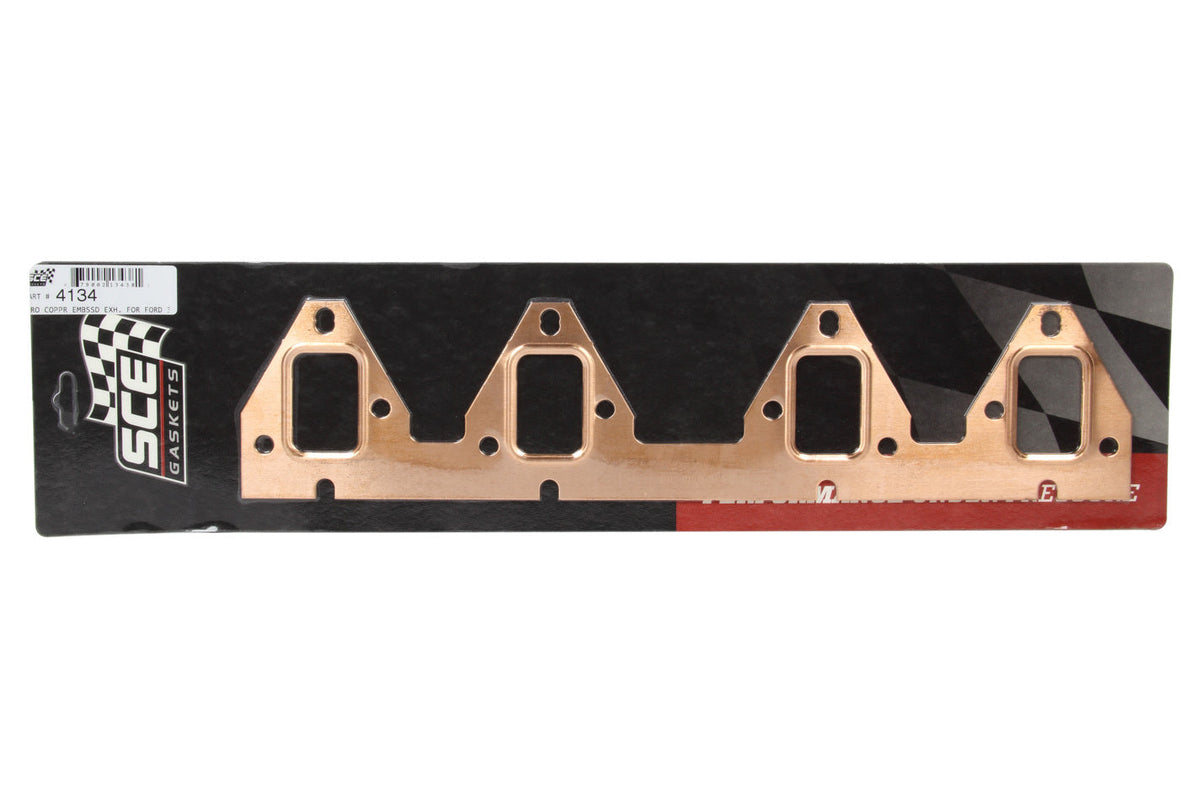 Ford FE Copper Exhaust Gaskets - 4134