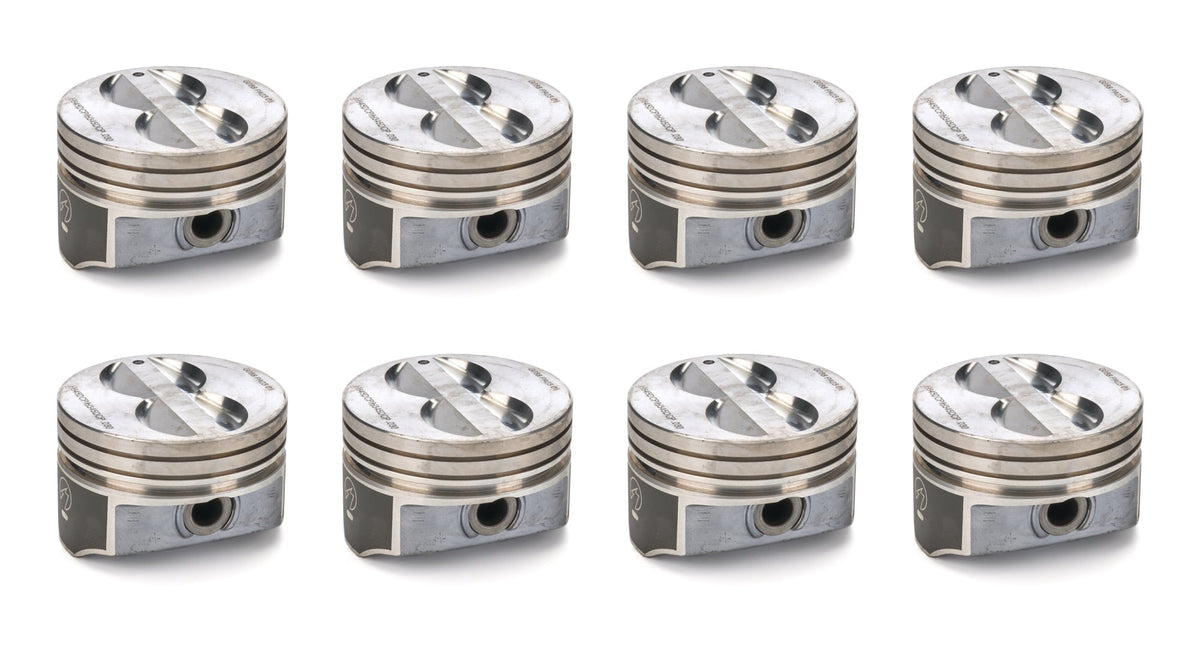 8 PK SET CAST PISTONS