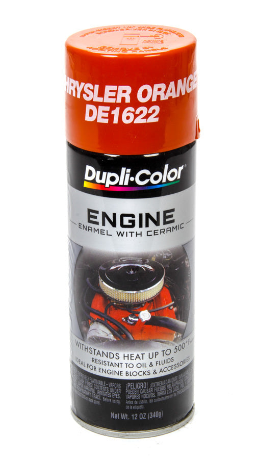 Chrysler Orange Engine Paint 12oz - DE1622