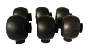 Rod End Boot Studded 3/8 -7/16-10mm-12mm - RERS2B6PK