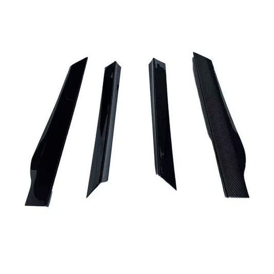 Bull Boost Performance V2 Style Dry Carbon Fiber Side Skirt Door Extensions Set for McLaren GT -...