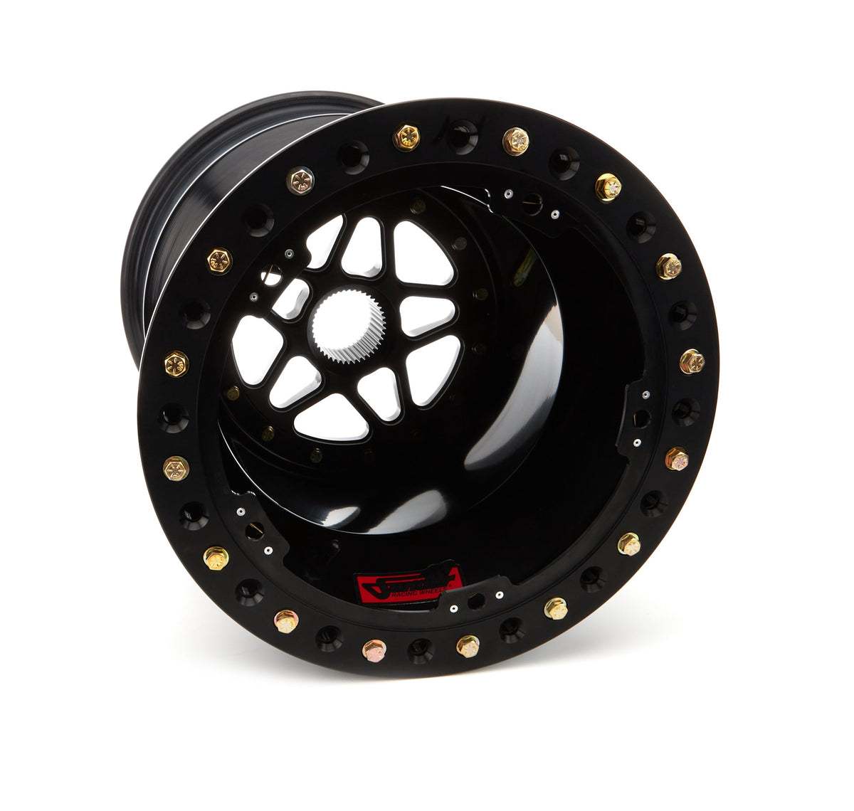 Sprint Wheel 15x18 6in BS Outside Lock Black - S15186SO2B