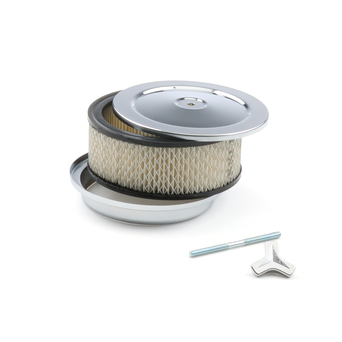 6x2 Air Cleaner Kit Raised Base Steel 5 1/8 - 4355